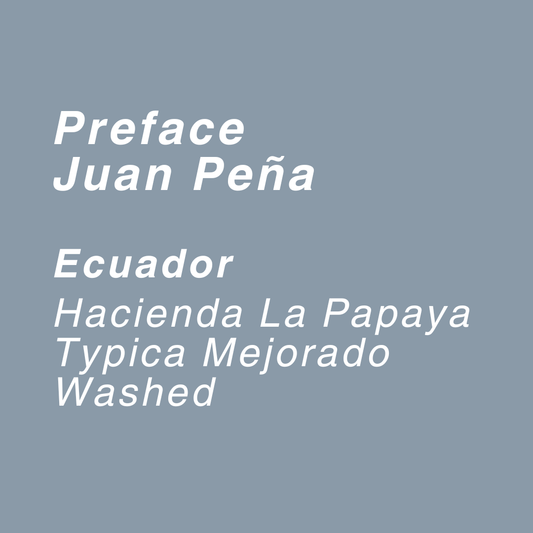 Preface - Hacienda La Papaya Mejorado Washed